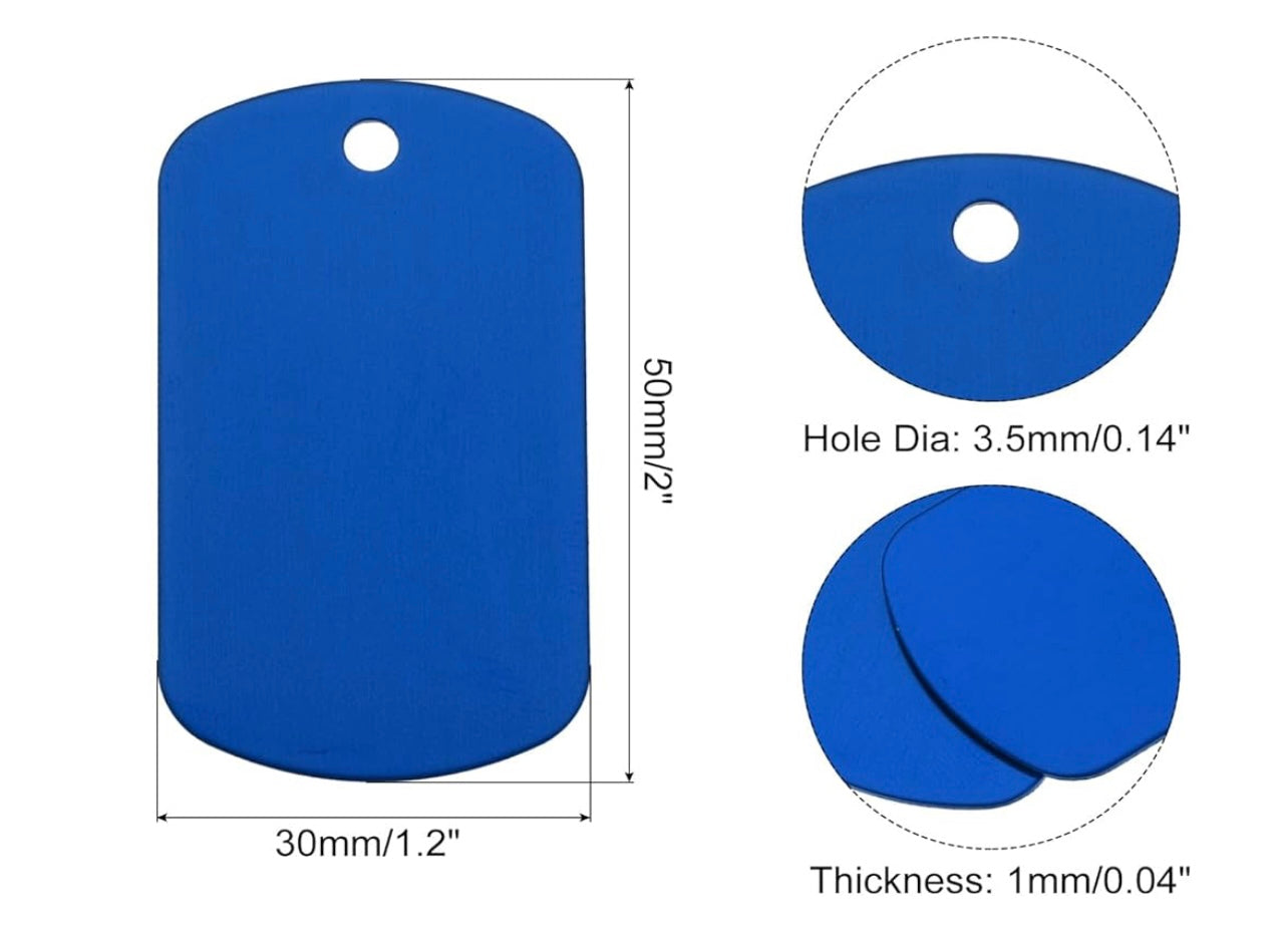 Aluminum Dog Tag