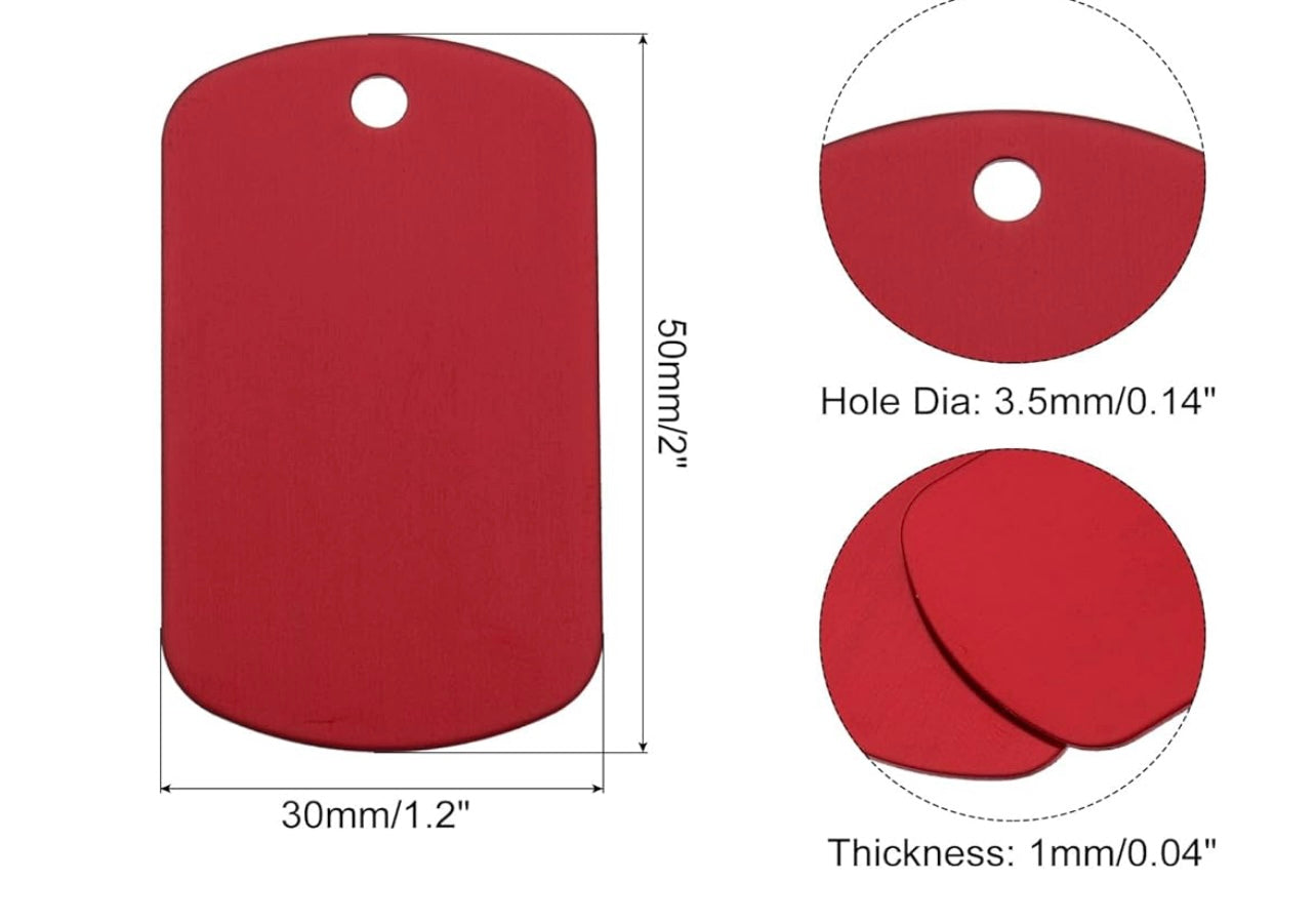 Aluminum Dog Tag