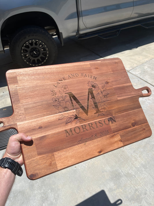 Custom Wood Cutting Board