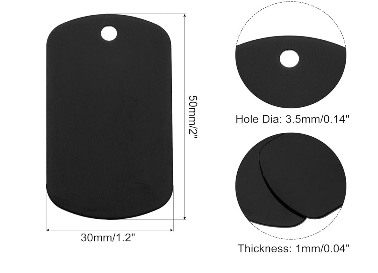 Aluminum Dog Tag
